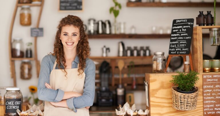 bookkeeper happy business owner